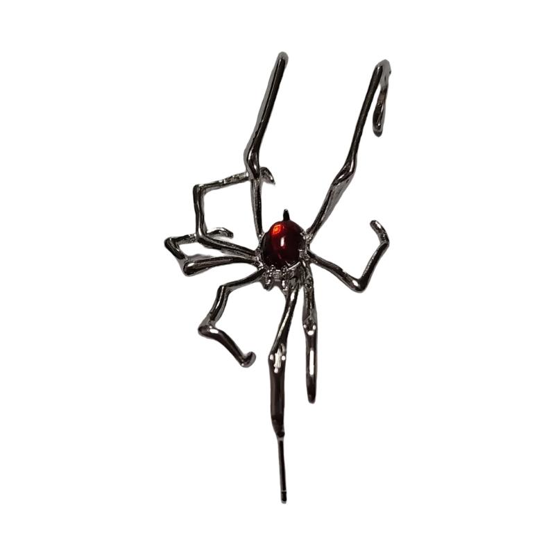 Halloween Spiders Earrings Ear Cuff Scary And Funny Costume Accessories For Cosplay Party Supplies For Fashion Women