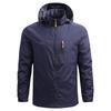 Men's Spring/Autumn Lightweight Hooded Mountaineering Jacket - Youth Casual Windbreaker, Loose Fit, Plus Size