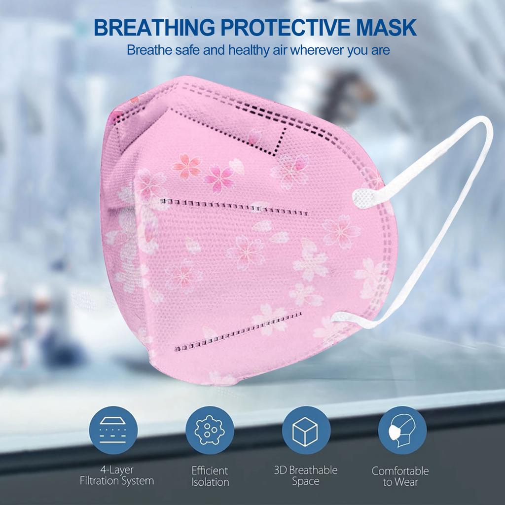 Adult High-Density Mask Wind Mist Pollution Filter