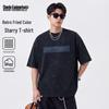 Mark Hua Fei Herren Casual T-Shirt mit Aufdruck, kurzärmlig