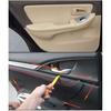 4pcs Interior Door handle Panels Armrest Leather Cover For Ford Focus 2014-2018