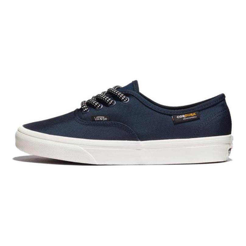 Vans Authentische abriebfeste Low-Top-Skateboardschuhe Unisex Blau VN000CRQLKZ1