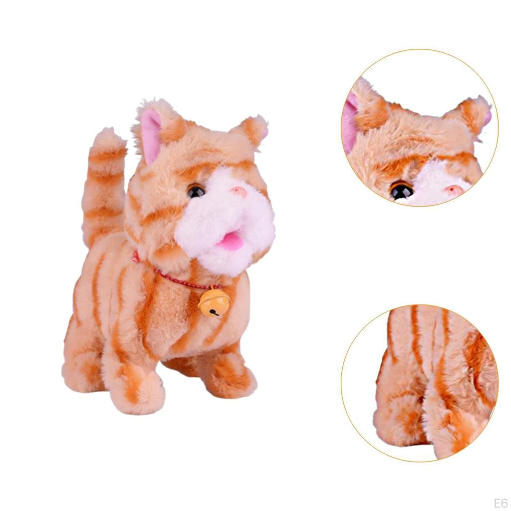 Interaktive Spielfigur Begleittier Katze Mehrzweck Lebensecht Elektronisches Haustier Aufnehmbar