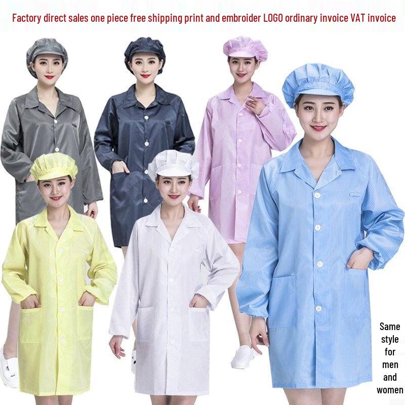 Anti-Static Cleanroom Work Gown