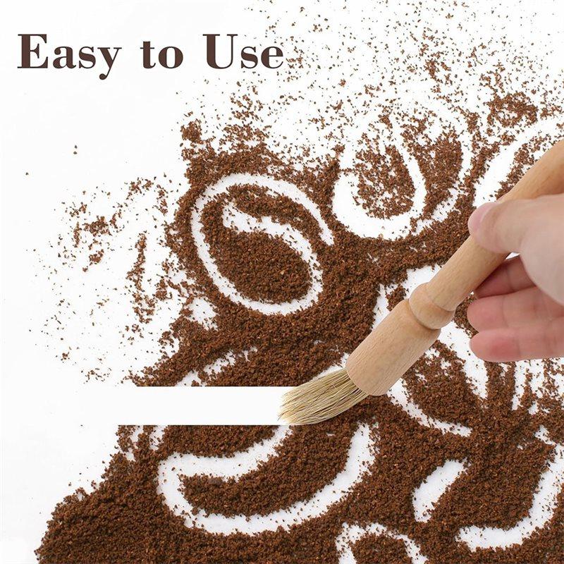 ABBP-14 PCS Coffee Grinder Cleaning Brush Set, Espresso Machine Brush Kit With Straw Brushes Tools For Home & Commercial Use
