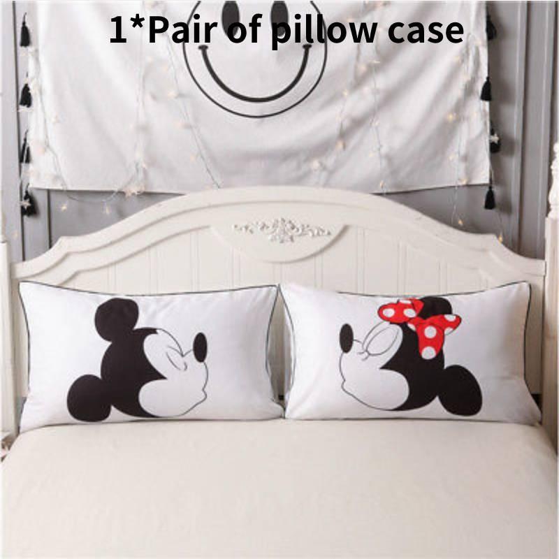 Couple 1 Pair Lovers Home Decor Pillow Case Sofa Waist Throw Cushion Cover