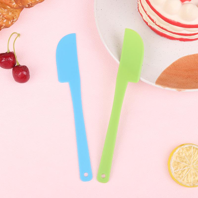 1Pc Pp Mini Plastic Cream Baking Scraper Non Stick Butter Spatula Cutter Heat Resistant Kitchen Pastry Tools Scraper