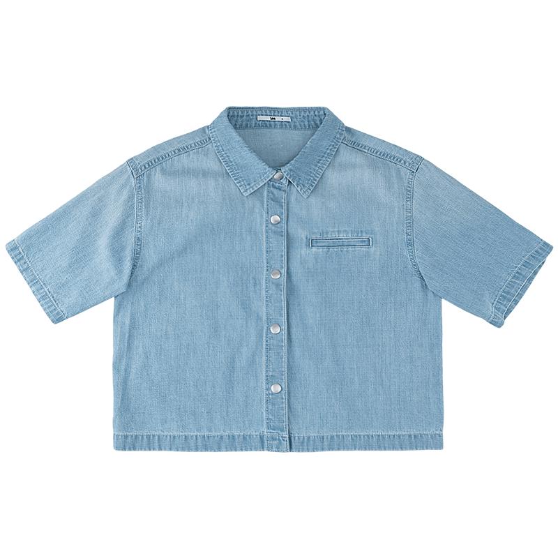 Lee Women s Short Sleeve Denim Shirt XS