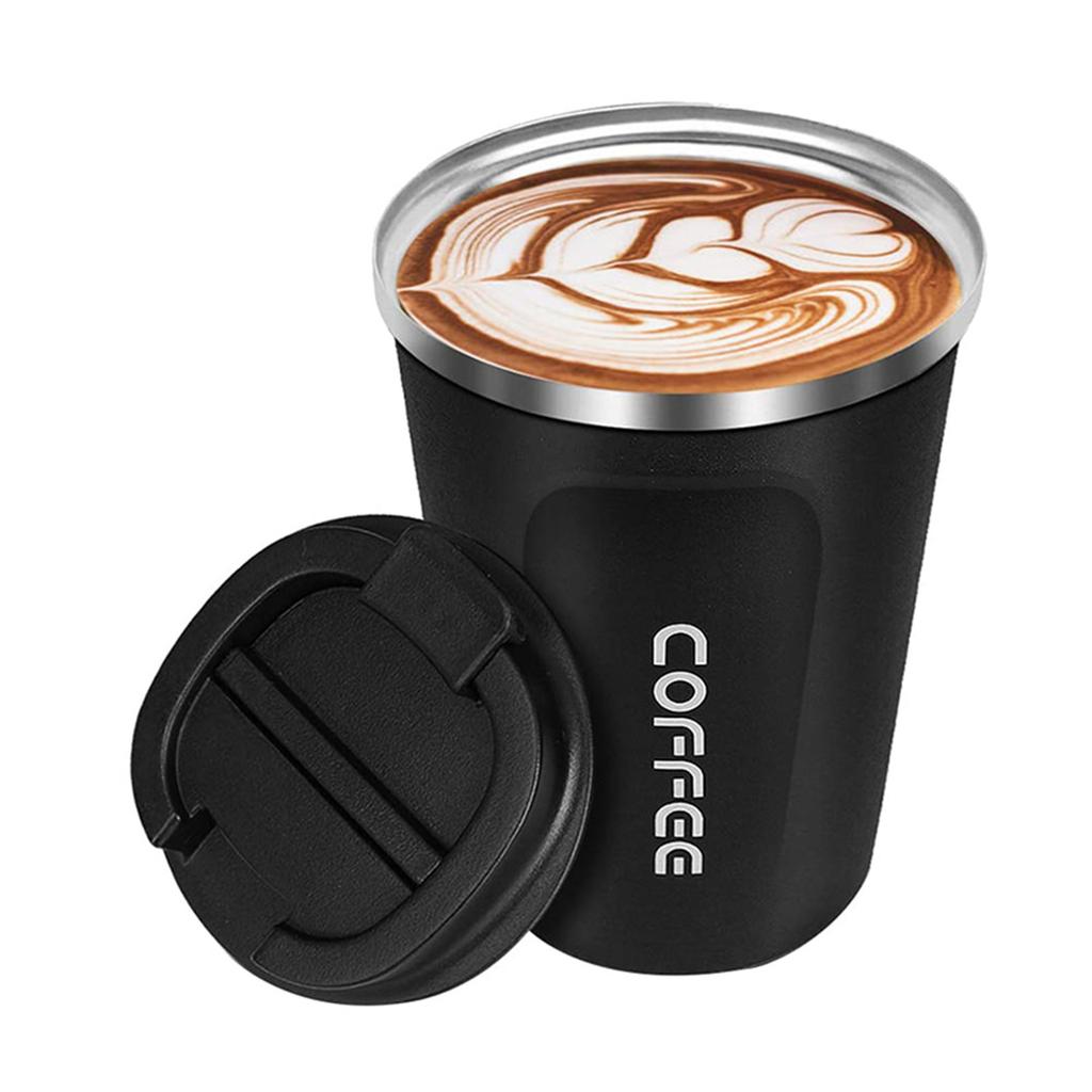 510ml Vacuum Stainless Steel Cup Coffee Cup Double Layer Anti-scald Insulation Cup Temperature Keep Cup