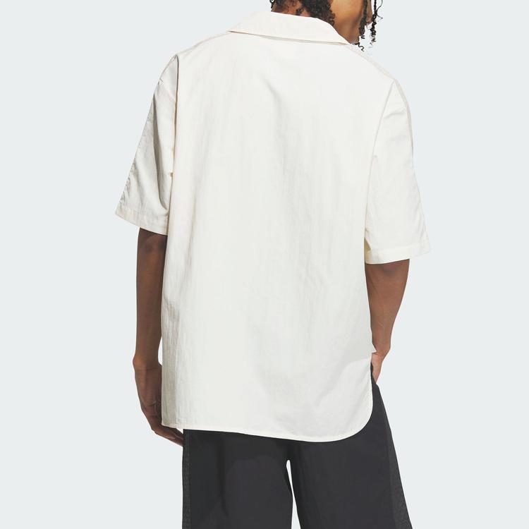 Adidas Originales Estampado Monograma Bloque de Color Casual Deportivo Manga Corta Camiseta Unisex Tops Blanco IN1032