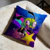 Fashion IInvader Zimful Cushion Cover Soft Decorative Pillow Case Suitable for Bedroom Sofa Car Travel Use
