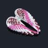 Women Rhinestone Inlaid Angel Wing Brooch Pin Cardigan Scarf Corsage Badge Decor