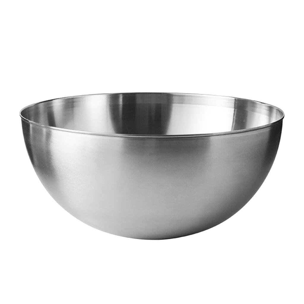 Stainless Steel Mixing Bowls Food Storage Organizers Reusable Heavy Duty for Mixing,