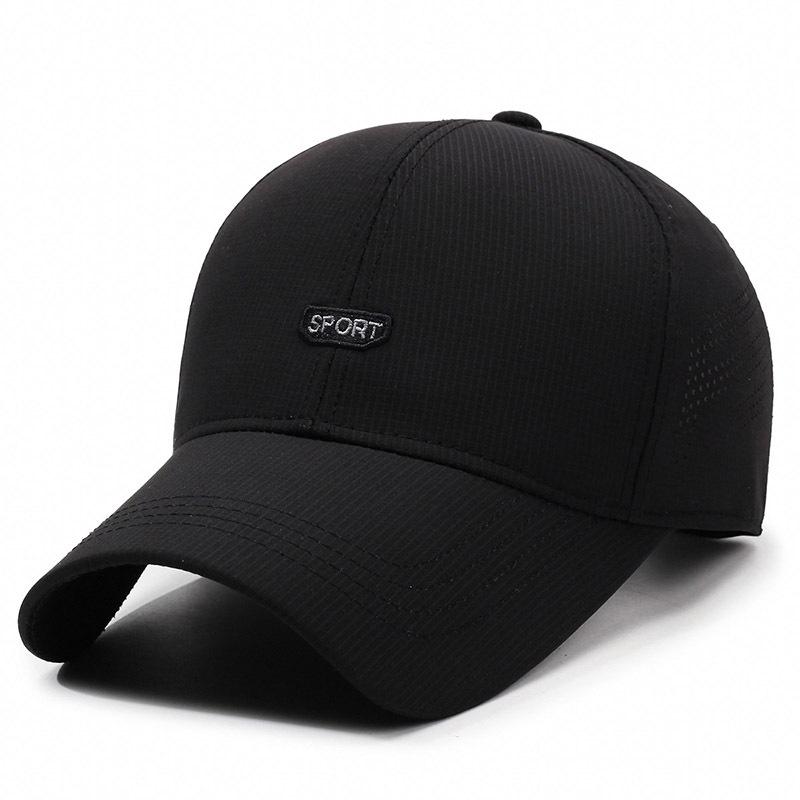 

Новая простая мужская кепка для людей среднего и пожилого возраста, кепка для активного отдыха, рыболовная кепка, бейсболка для весны и лета Adjustable чёрный