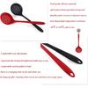 Silicone Skimmer Spoon Non-Stick Cooking Slotted Colander Spoon Skimmer Strainer Kitchen Sink Ladle Strainer Silicone Filter