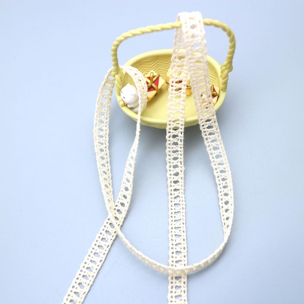 Stairs Hollow Cotton Thread Lace Handmade Diy Decorative Lace Belt Clothing Clothes Tablecloth Curtain Lace Accessories