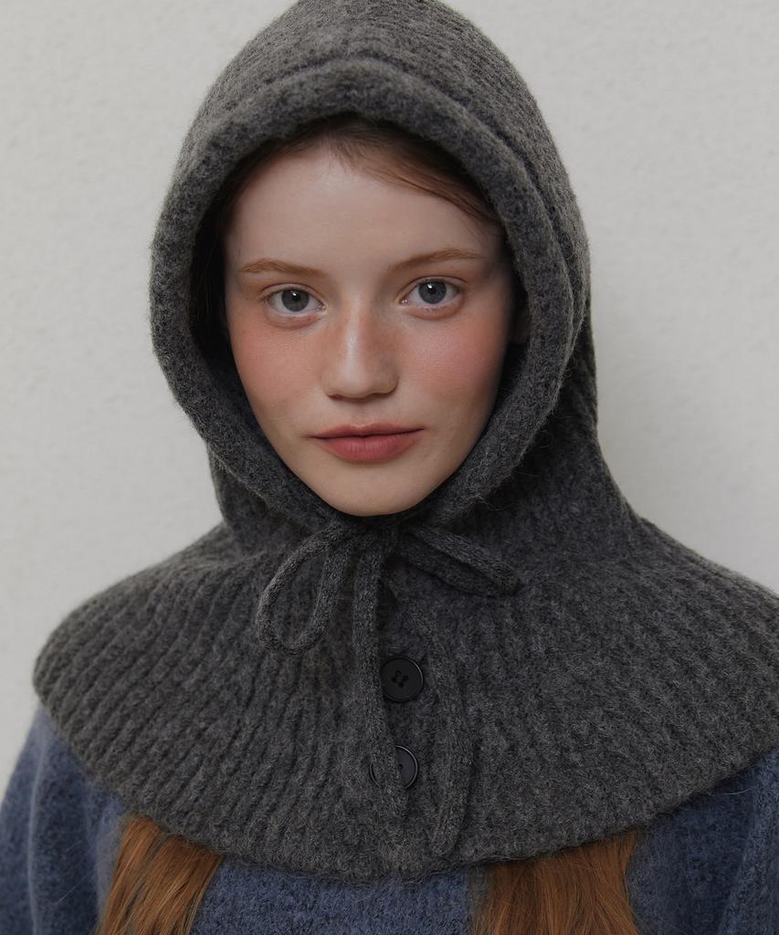 Tatiana Soft Melange Hoodie Balaclava Ba8027 6 Colors