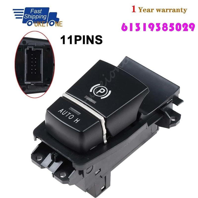 61319385029 For BMW 5 6 Series X3 X4 F10 2014-2017 Electric Parking Handbrake Brake Control Switch Button Car Accessories