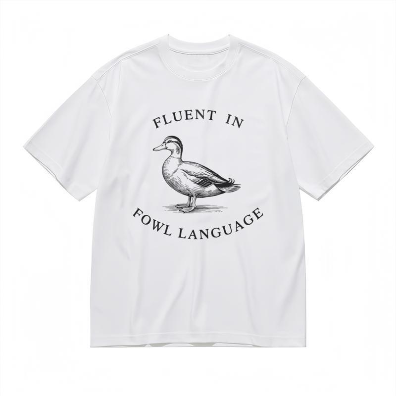 

Men s Trend Fashion All-Season Classic T-Shirt Quirky Animal Graphic Tee L