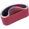 Abrasive Belts - AIMOONSA - TACKLIFE - 75x533 Mm - 15 Pcs (80/120/150/240/400) - Aluminum Oxide