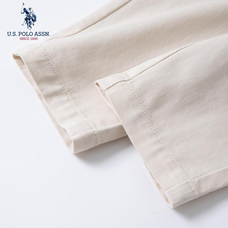 U.S. Polo Assn. Damen lockere Cropped Baumwolljeans