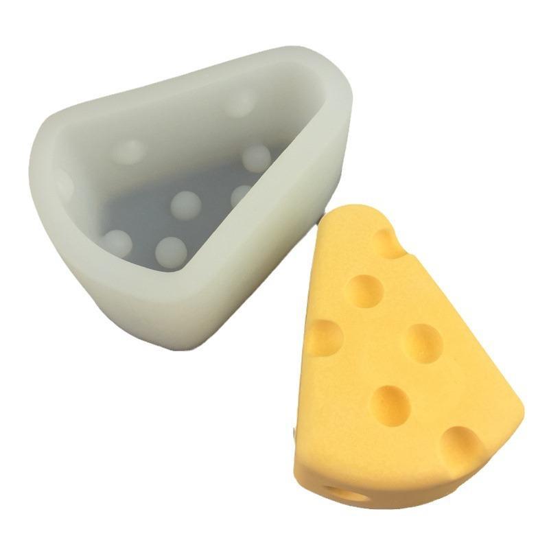 Food Grade Cheese Silicone Mold Cute Non-Stick Baking Tray for DIY Fondant Cake Chocolate Candy Party Dessert Making