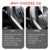 Carbon Fiber Steering Wheel Cover Fit 38cm/15inch Non-Slip Sport Wheel Booster Cover Universal Car