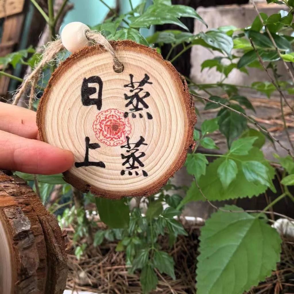 DIY Pine Wood Tree Ring Slices: Ideal for Decorative Backgrounds and Handmade Projects