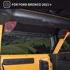 For -2024 Ford Bronco ABS Red Interior Rear Trunk Roof Speaker Cover Trim 2P