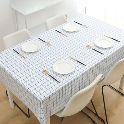 Luxury High-grade PVC Waterproof and Oil Proof Washfree Tablecloth Rectangular Household Table Tea Table and Desk Cloth