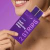 1-3x Purple Whitening Teeth Strips for Daily Use Gentle Formula Enamel Protection and Stain Removal