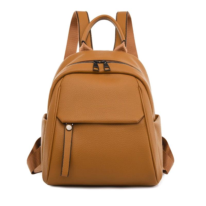 

Fashion Women Backpack Luxury Soft Leather Backpacks Female Small School Bags for Teenage Girls Designer Casual Mochila Feminina S