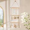 Space Saving Wall Hanging Hook Bohemian Style Wall Organizer Home Decor Wall Mounted Hook  Storage