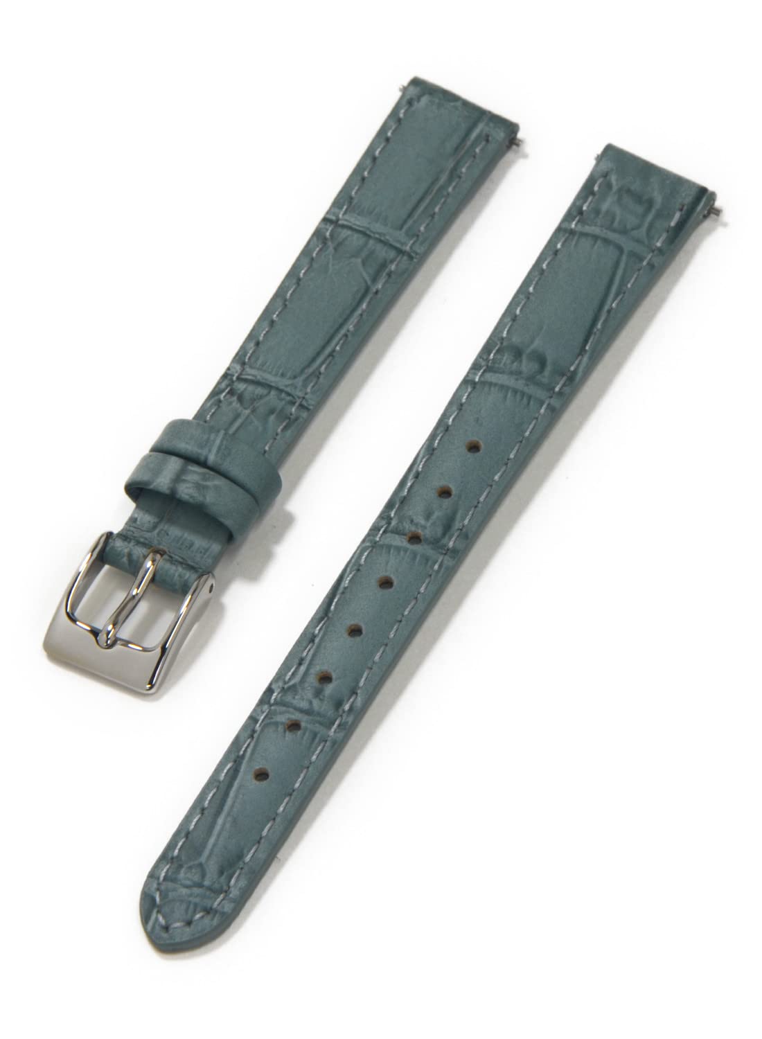 

CASSIS Calfskin Embossed Watch Strap, Waterproof Backing, AVALLON 12mm, Ash Green, with Replacement Tool, X1022238078012