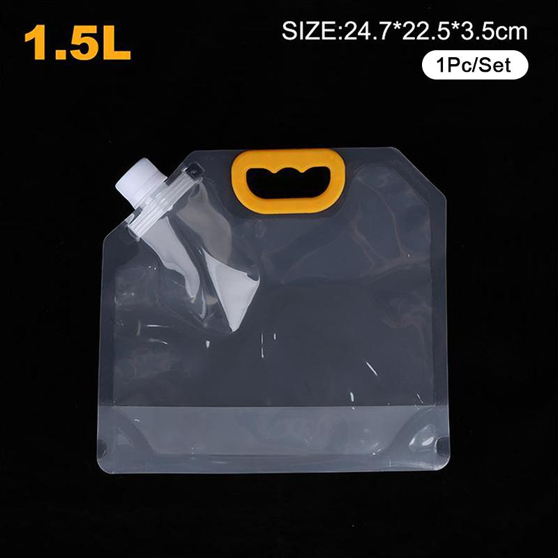 5 Stück 1L-10L Faltbarer Wasserbehälter Wasserspeicherkanister Tasche für Outdoor Camping Wandern Notfall-Überleben
