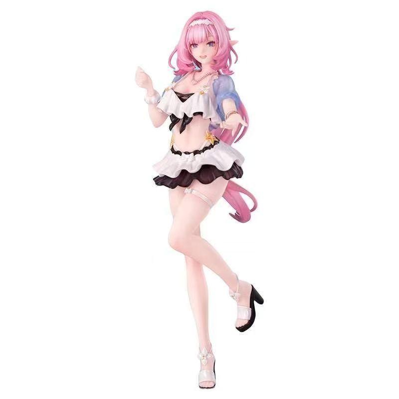 Anime Honkai Impact 3 Elysia Figure Summer Rhapsody Action Figurine Cute Model Girl Doll Xmas Gift
