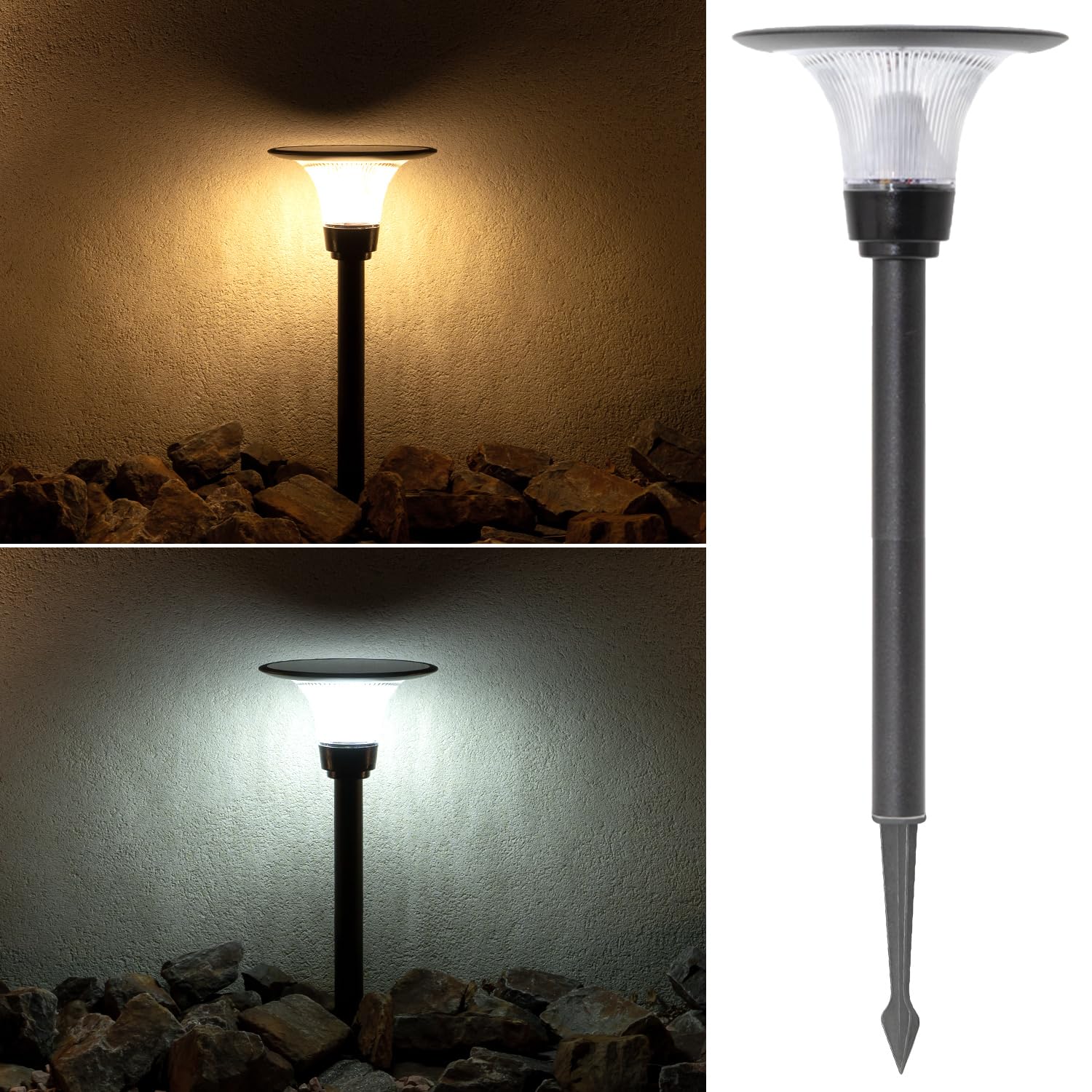 

HAPPYJOINT Lunacia Carina Solar Color Warm Aluminum Light, Outdoor, Waterproof, IP55, Switchable, White/Cool White, Dimmable, 54.5cm Tall, чёрный