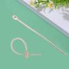 Colorful Self-Locking Silicone Cable Tie Keychain & Ornament Set