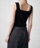 MUSINSA STANDARD WOMAN Women'S Ribbed V-Neck Knit Sleeveless Top [Black]