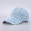 Qiandongge series baseball cap Xiaoxiangfeng black and white checkerboard British style hat spot batch