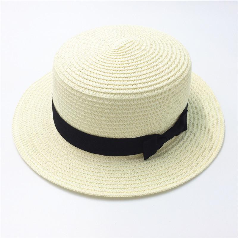 Korean Style Women's Wide Brim Straw Sun Hat - UV Protection, Spring Foldable Design for Beach, Travel, and Vacation