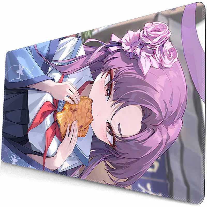 New HD BA Buraka Mouse Pad Pretty Yukari Gaming Desk Mat Pc Gamer Mouse Mats Deskmat Laptop Mousepad Rug Xxl Keyboard Mat