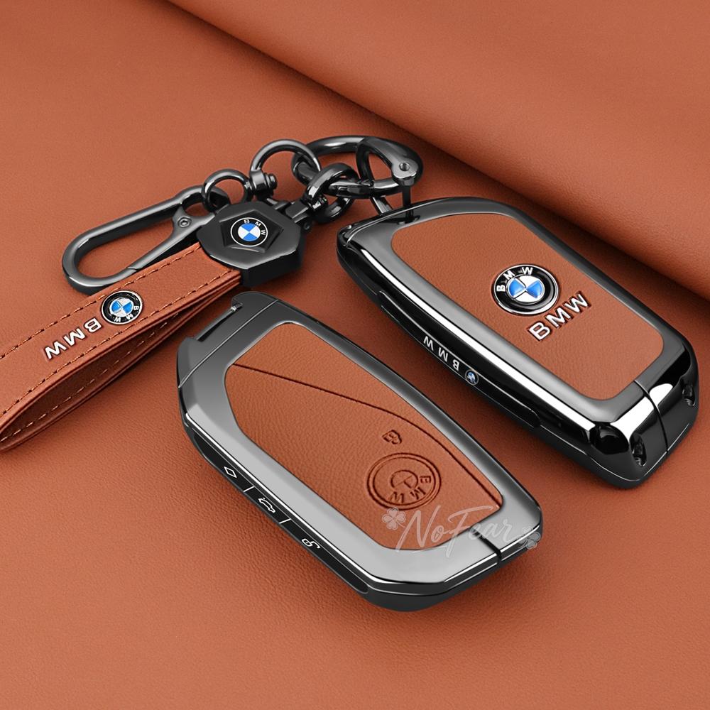AABW1 Car Key Cover Case Protect Keyless Key Bag Shell For BMW i7 X7 G07 LCI iX I20 X1 U11 7 Series G70 G09 XM U06G81 M3 2023 stickers