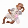 Toy Weighted Monkey Baby Doll Collectible for Nursery Display, Kids