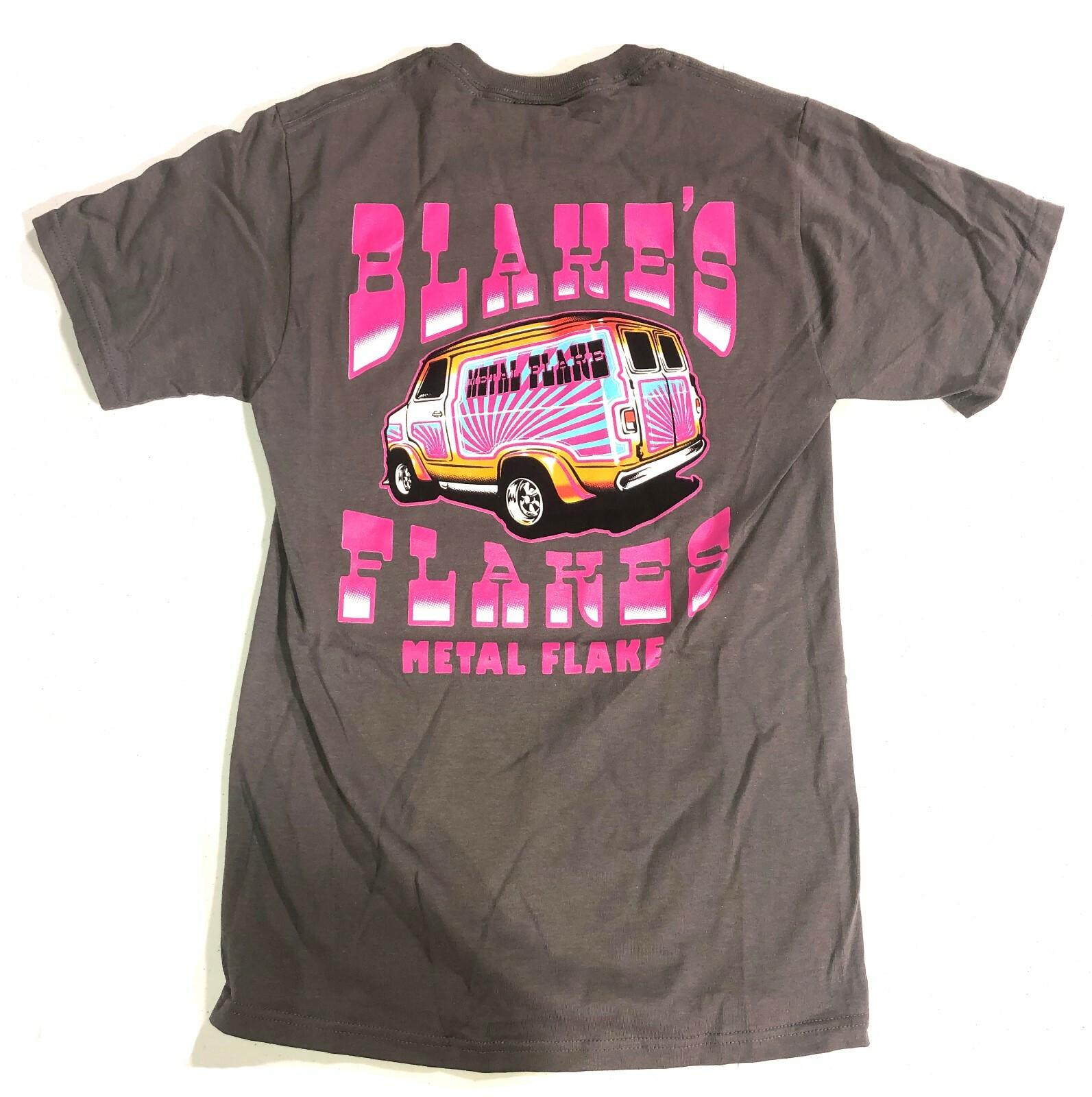 Blakes Flakes Metal Flake T Shirt Grey L