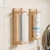 Wall Mounted Paper Towel Holder Wood Tissue Storage Holder Durable Roll Paper Hanger  Home
