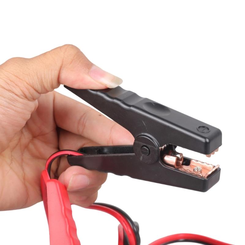 12V 24V 15A Vehicle Port Plug To Alligator Clip Power Cable For Car Battery And Outdoor Equipment 1m/2m