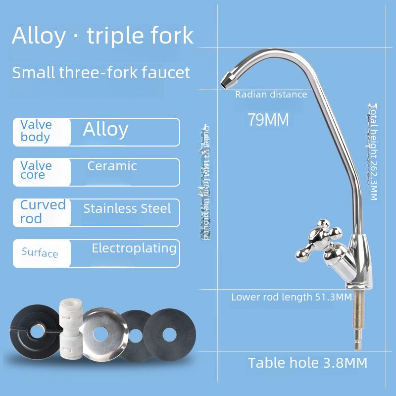 304 Stainless Steel Water Purifier Faucet - Dual & Single Outlet, Universal Fit