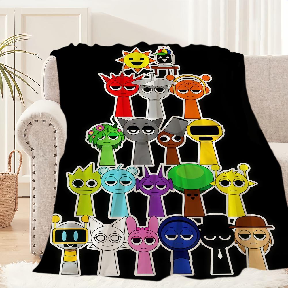 Classic Game I IncrediboXS S SprunkiS Blanket For Soft Throw Blanket for Picnic BedSofa Home Bedroom Cozy Warm Comfortable