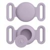 Soft Silicone Case With Keychain For Apple Airtag Dog Cat Collar Anti-Scratch Protective Cover For Air tag Luggage Backpacks